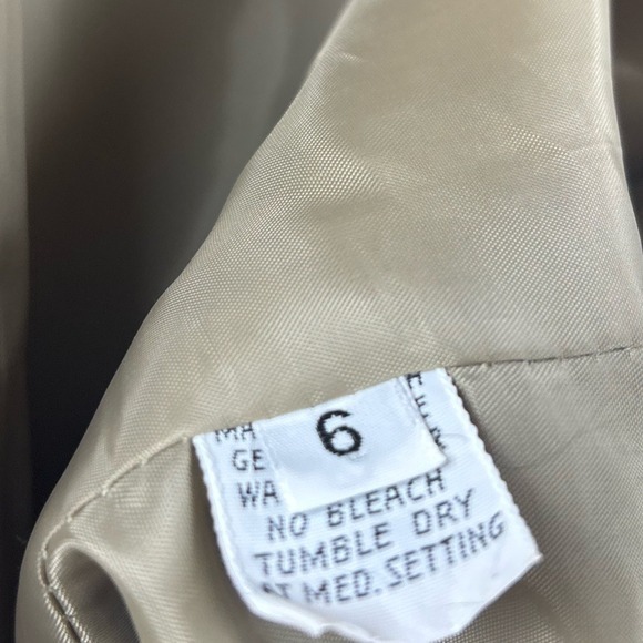 Vintage Samuel Robert by Peter Hatsi Androu Womens 6 Tan Suede‎ Button Up Blazer - Picture 7 of 8